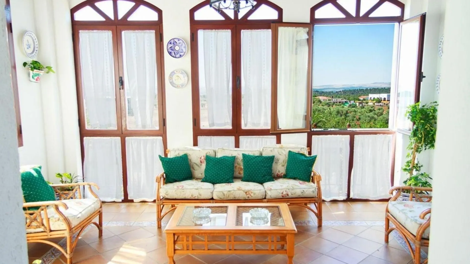 Lora del Río Schoenes Ferienhaus Mit Sonnenterasse Und Pool 빌라 0*, Lora del Río